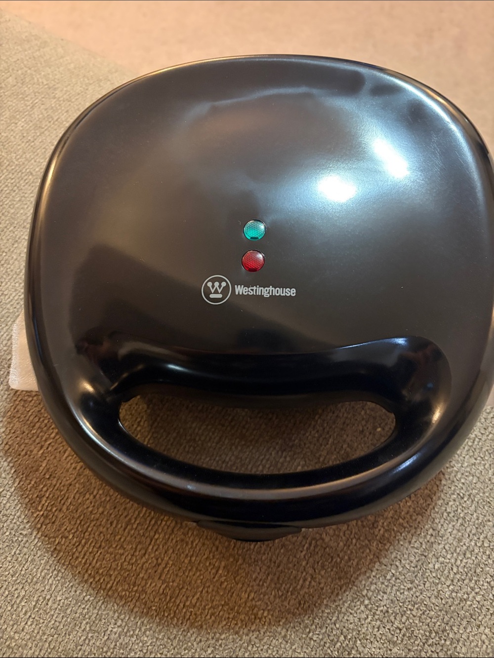 Black Sandwich Maker - Compact Nonstick Grill